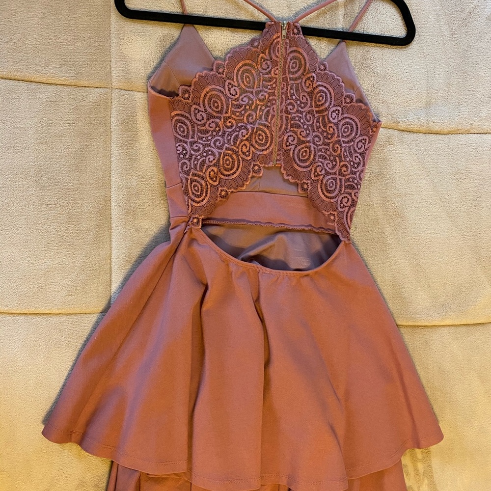 Mauve Cocktail/Party Dress - Picture 2 of 4